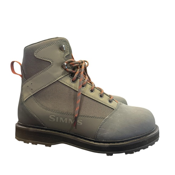 Simms Tributary Rubber Wading Boots Mens Size 9 Basalt Fly Fishing NEW with Box - Picture 10 of 11